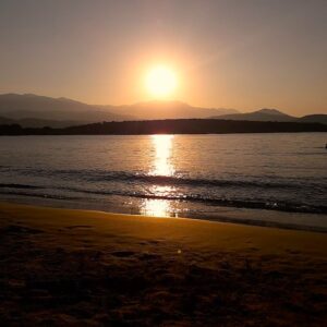 Ηλιοβασίλεμα - παραλία Βούλισμα Ίστρον