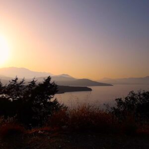 Η ώρα της δύσης-Κόλπος Μεραμβέλλου -Περιοχή Ιστρον