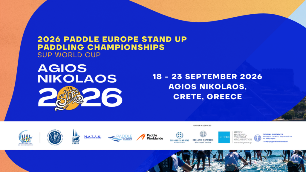 AGIOS NIKOLAOS ON SUP 2026 &ndash; PADDLE EUROPE SUP CHAMPIONSHIPS & SUP WORLD CUP